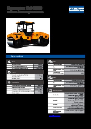 Rodillos vibrantes tándem Dynapac CC 4200