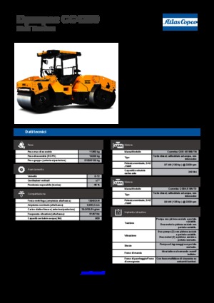 Rodillos vibrantes tándem Dynapac CC 4200