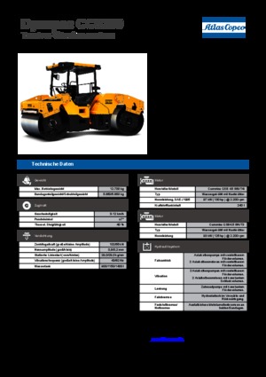 Rodillos vibrantes tándem Dynapac CC 5200