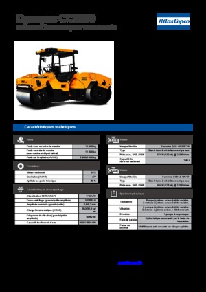 Rodillos vibrantes tándem Dynapac CC 5200