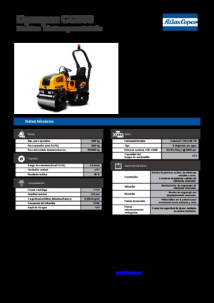 Rodillos vibrantes tándem Dynapac CC 900