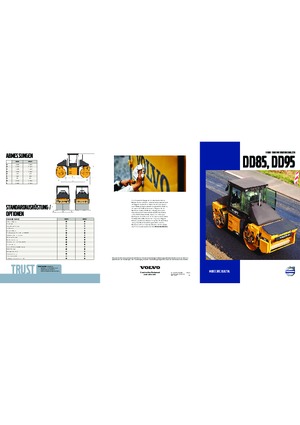 Rodillos vibrantes tándem Volvo DD85