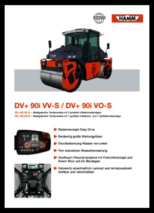 Rodillos vibrantes tándem Hamm DV+ 90i VV-S