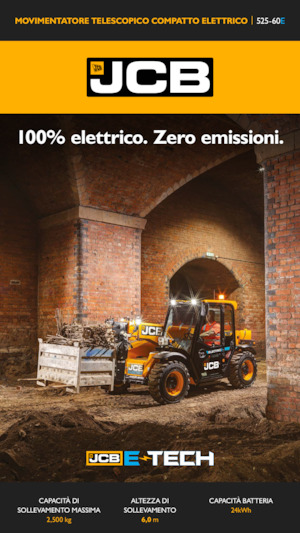Manipuladoras telescópicas eléctricas JCB 525-60E Hi-Viz 