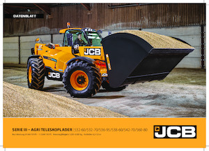 Mini cargador frontal JCB 536-95 AGRI