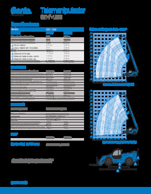 Manipuladoras telescópicas Genie GTH-1256 
