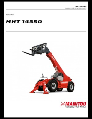 Manipuladoras telescópicas Manitou MHT 14350