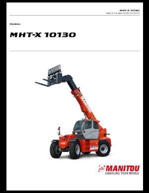 Manipuladoras telescópicas Manitou MHT-X 10130