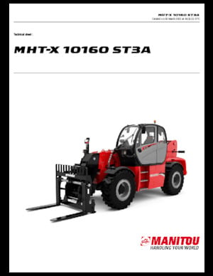 Manipuladoras telescópicas Manitou MHT-X 10160 ST3A