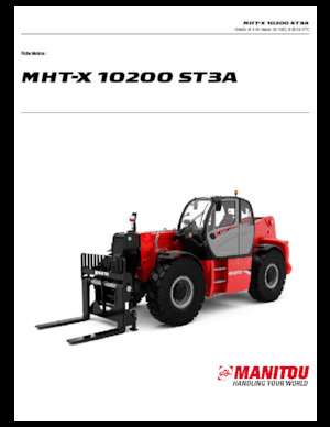 Manipuladoras telescópicas Manitou MHT-X 10200 ST3A