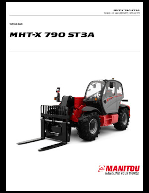 Manipuladoras telescópicas Manitou MHT-X 790 ST3A