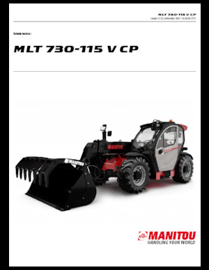 Manipuladoras telescópicas Manitou MLT 730-115 V CP