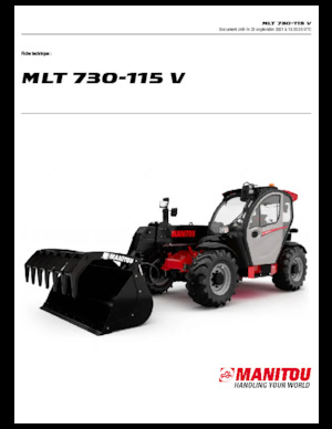 Manipuladoras telescópicas Manitou MLT 730-115 V