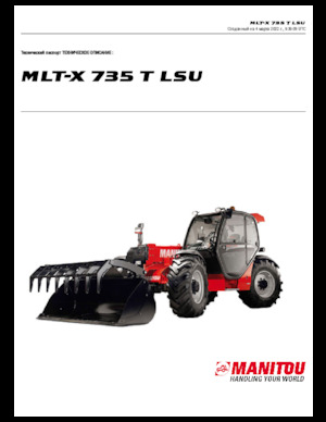 Manipuladoras telescópicas Manitou MLT-X 735 T LSU
