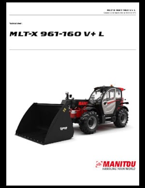 Manipuladoras telescópicas Manitou MLT-X 961-160 V+ L