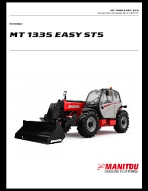 Manipuladoras telescópicas Manitou MT 1335 easy