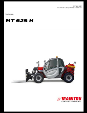 Manipuladoras telescópicas Manitou MT 625 H