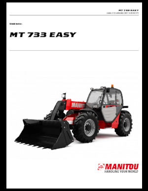 Manipuladoras telescópicas Manitou MT 733 EASY Standard (STV)
