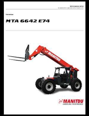 Manipuladoras telescópicas Manitou MTA 6642 E74