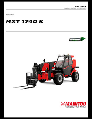 Manipuladoras telescópicas Manitou MXT 1740 K