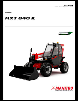Manipuladoras telescópicas Manitou MXT 840 K