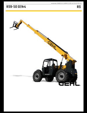 Manipuladoras telescópicas Gehl RS9-50