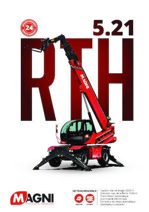 Manipuladoras telescópicas con vehículo superpuesto MAGNI RTH 5.21 Smart