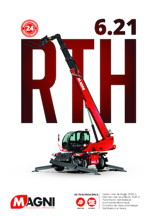 Manipuladoras telescópicas con vehículo superpuesto MAGNI RTH 6.21 SH