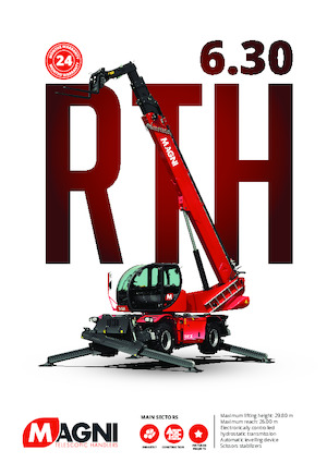 Manipuladoras telescópicas con vehículo superpuesto MAGNI RTH 6.30 SH