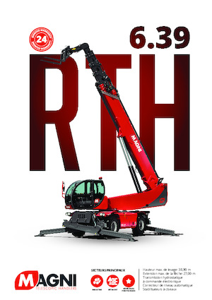 Manipuladoras telescópicas con vehículo superpuesto MAGNI RTH 6.39 SH