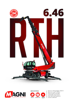 Manipuladoras telescópicas con vehículo superpuesto MAGNI RTH 6.46 SH