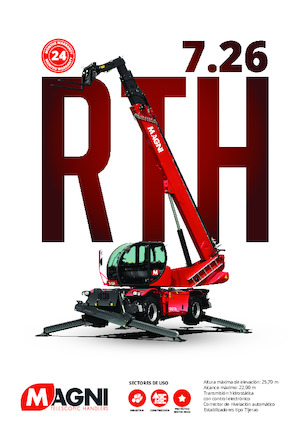 Manipuladoras telescópicas con vehículo superpuesto MAGNI RTH 7.26 SH