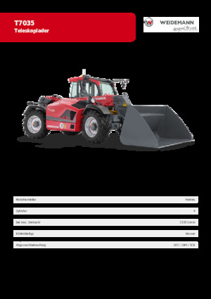 Manipuladoras telescópicas Weidemann T7035 