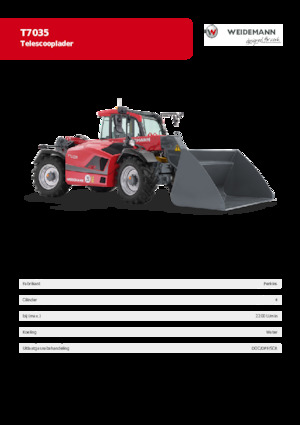 Manipuladoras telescópicas Weidemann T7035 