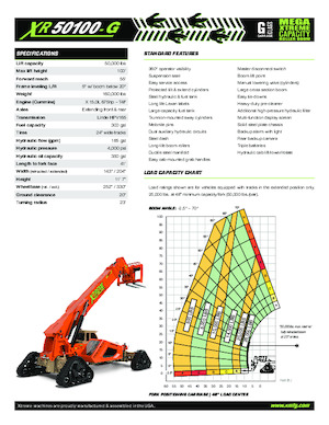 Manipuladoras telescópicas Xtreme Trackzilla XR50100-G