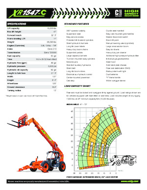 Manipuladoras telescópicas Xtreme XR1547-C