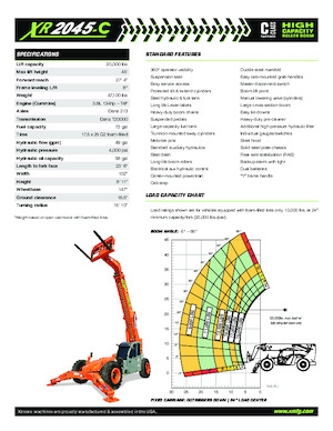 Manipuladoras telescópicas Xtreme XR2045-C