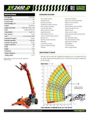 Manipuladoras telescópicas Xtreme XR2450-D