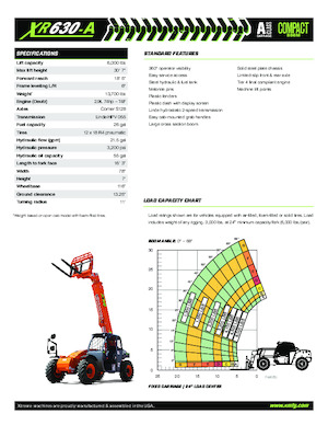 Manipuladoras telescópicas Xtreme XR630-A