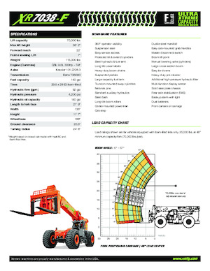Manipuladoras telescópicas Xtreme XR7038-F