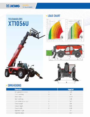 Manipuladoras telescópicas XCMG XT1056U