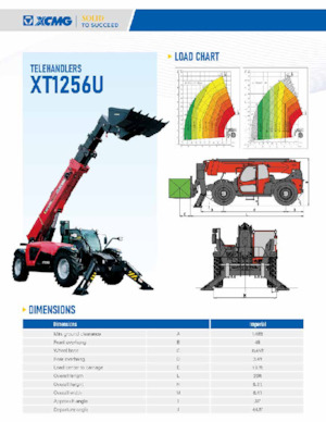Manipuladoras telescópicas XCMG XT1256U