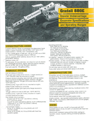 Excavadoras hidráulicas telescópicas Gradall 880E