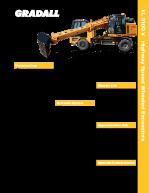 Excavadoras hidráulicas telescópicas Gradall XL 3100 V