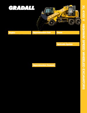 Excavadoras hidráulicas telescópicas Gradall XL 4100 V