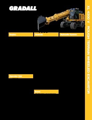 Excavadoras hidráulicas telescópicas Gradall XL 4300 V