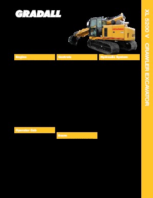 Excavadoras hidráulicas telescópicas Gradall XL 5200 V