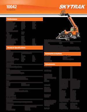 Manipuladoras telescópicas JLG 10042