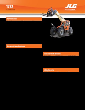 Manipuladoras telescópicas JLG 1732