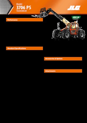 Manipuladoras telescópicas JLG 3706 PS